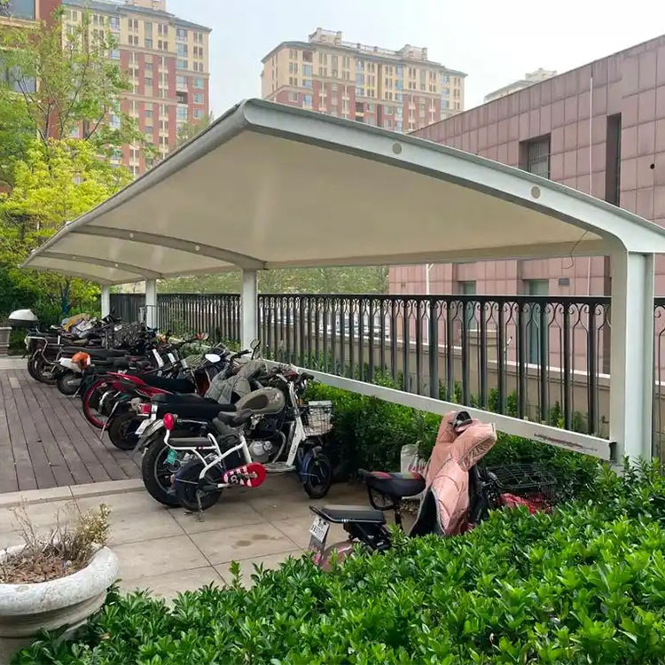 淄博膜结构电动车棚