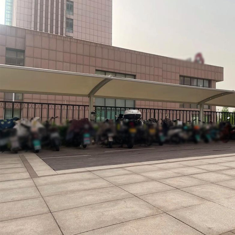 淄博膜结构电动车棚